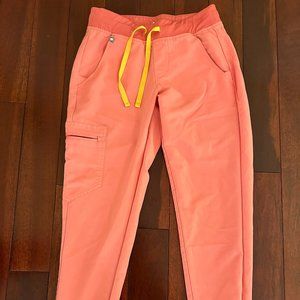 FIGS Women's Zamora - Petite Jogger Scrub Pants - XS - Petite / Neon Pink color